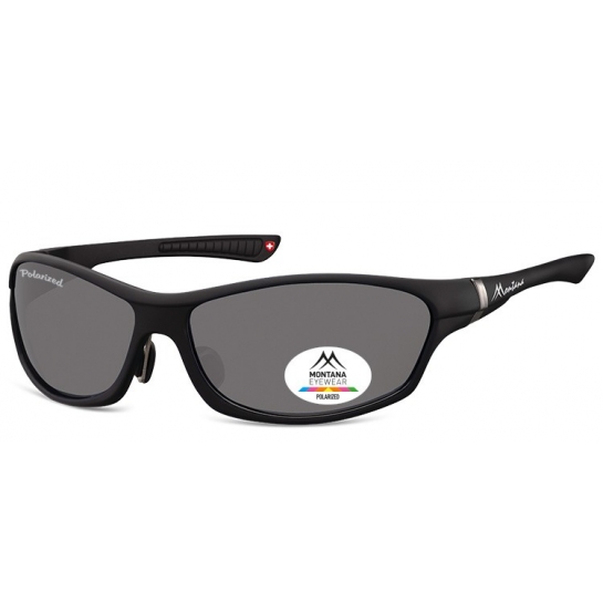Sportowe okulary czarne z Polaryzacją MONTANA SP307